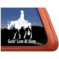 Goin' Low & Slow | Dc489Sp1 Hochwertige Klebefolie Western Pleasure American Paint Pferd Fensteraufkleber Aufkleber von NickerStickers