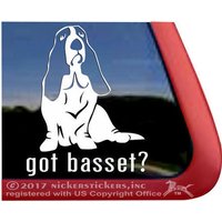Got Basset? | Dc515Got Hochwertige Klebefolie Hund Fensteraufkleber Got Basset? | Dc515Got Hochwertige Klebefolie Hund Fensteraufkleber von NickerStickers