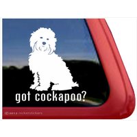 Got Cockapoo? | Dc833Got Hochwertige Klebefolie Cocker Spaniel Pudel Mix Fensteraufkleber Aufkleber von NickerStickers