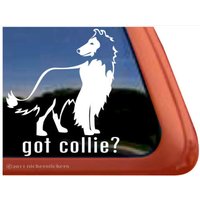 Got Collie | Dc548Got Hochwertige Klebe-Raue Vinyl Fensteraufkleber Aufkleber von NickerStickers