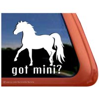 Got Mini? | Dc812Got Hochwertige Klebefolie Mini Pferd Fensteraufkleber von NickerStickers