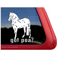 Got Poa? | Dc887Got Hochwertige Klebefolie Pony Of America Pferd Fensteraufkleber Aufkleber von NickerStickers