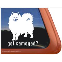 Got Samoyed | Dc839Got Hochwertige Klebefolie Fensteraufkleber - 15 cm Groß X 4, 5" Breit von NickerStickers