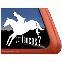 Haben Sie Zäune? - Springpferd | Dc440Got Hochwertige Klebefolie Fensteraufkleber Haben Sie Zäune? - Springpferd | Dc440Got Hochwertige Klebefolie Fensteraufkleber von NickerStickers