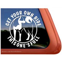 Holen Sie Sich Ihre Eigene Fahrt, Diese Volle | Dc305Fr Hochwertiger Lustiger Akita Hund Klebefolie Fensteraufkleber von NickerStickers