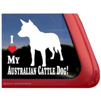 I Love My Australian Cattle Dog | Dc808Hea Hochwertige Klebe Heeler Vinyl Fensteraufkleber Aufkleber von NickerStickers