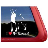 I Love My Boxers | Dc323Heas Hochwertige Klebefolie Fensteraufkleber von NickerStickers