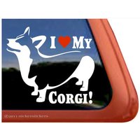 I Love My Corgis | Dc511Hea Hochwertige Klebefolie Fensteraufkleber I Love My Corgis | Dc511Hea Hochwertige Klebefolie Fensteraufkleber von NickerStickers