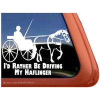 Ich Fahre Lieber Meine Haflinger | Dc636Rbd Hochwertige Klebefolie Fensteraufkleber - 5" Groß X 6" Breit Ich Fahre Lieber Meine Haflinger | Dc636Rbd Hochwertige Klebefolie Fensteraufkleber - 5" Groß X 6" Breit von NickerStickers