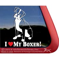 Ich Liebe Meinen Boxer | Dc1251Hea Hochwertige Klebefolie Fensteraufkleber Ich Liebe Meinen Boxer | Dc1251Hea Hochwertige Klebefolie Fensteraufkleber von NickerStickers