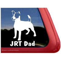 Jrt Dad | Dc862Dad Hochwertige Klebefolie Jack Russell Terrier Fensteraufkleber Aufkleber von NickerStickers