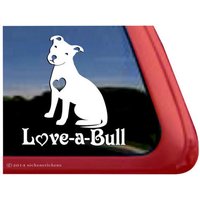 Love-A-Bull | Dc715Lab Pit Bull Terrier Hund Fenster Tablet Aufkleber von NickerStickers
