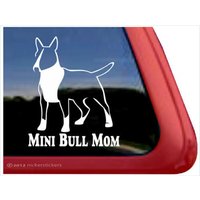 Mini Bull Mom | Dc811Mom Hochwertige Klebefolie Fensteraufkleber von NickerStickers