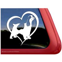 Parti Cocker Spaniel Herz | Dc681Hrt Hochwertige Klebefolie | Docked Tail Fensteraufkleber Aufkleber Parti Cocker Spaniel Herz | Dc681Hrt Hochwertige Klebefolie | Docked Tail Fensteraufkleber Aufkleber von NickerStickers