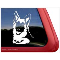 Schäferhund | Dc917Pl Hochwertiger Kleber Vinyl Fensteraufkleber Aufkleber von NickerStickers