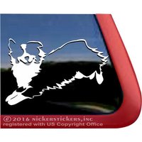 Springender Aussie Aufkleber | Dc685Pl Hochwertige Klebefolie Australian Shepherd Fensteraufkleber Springender Aussie Aufkleber | Dc685Pl Hochwertige Klebefolie Australian Shepherd Fensteraufkleber von NickerStickers