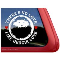 There Es No Love... | Dc914Nl Hochwertige Klebefolie Igel Fensteraufkleber von NickerStickers