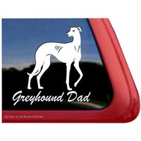 Windhund Dad | Dc239Dad Hochwertige Klebefolie Fensteraufkleber Windhund Dad | Dc239Dad Hochwertige Klebefolie Fensteraufkleber von NickerStickers