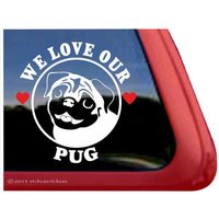 Wir Lieben Unseren Mops | Dc953Hea Hochwertige Nickersticker Klebefolie Fensteraufkleber Wir Lieben Unseren Mops | Dc953Hea Hochwertige Nickersticker Klebefolie Fensteraufkleber von NickerStickers