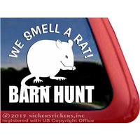 Wir Riechen Eine Ratte Scheunenjagd | Dc188Sp2 Hochwertige Klebende Vinyl Ratte Fensteraufkleber Aufkleber von NickerStickers