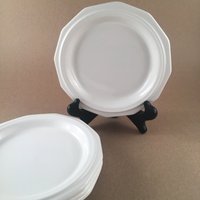 Pfaltzgraff Heritage Weißer Salatteller | 4Er-Set - Hergestellt Aus Steingut in Den Usa von NickleCity