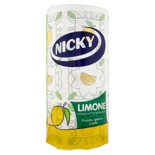 Nicky Tischsets Platzsets Zitrone 1 Rolle mit 60 Tischsets von Nicky