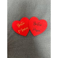 Herz-Filzuntersetzer Herz-Filzuntersetzer von NickysPlotterWelt