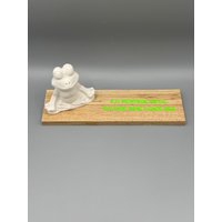 Meditierender Frosch Mit Spruch/Personalisiert Meditierender Frosch Mit Spruch/Personalisiert von NickysPlotterWelt