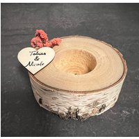 Teelichthalter Aus Holz von NickysPlotterWelt