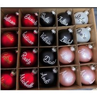 Weihnachtskugeln Mit Personalisierung von NickysPlotterWelt