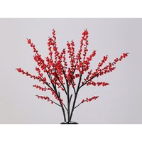 Gefälschter Stechpalmenzweig, Rustikales Beerenhandwerk, Kleiner Wilder Fruchtzweig, Künstliche Blume, Hauptblumendekor von NicloeJewelry