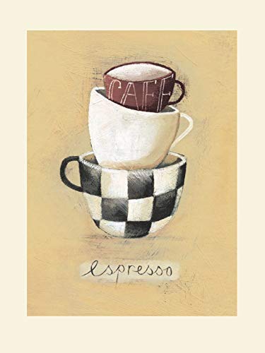 Nicola Evans 'Cafe Espresso' montiert Drucken,30 x 40 cm Nicola Evans 'Cafe Espresso' montiert Drucken,30 x 40 cm von Art Group
