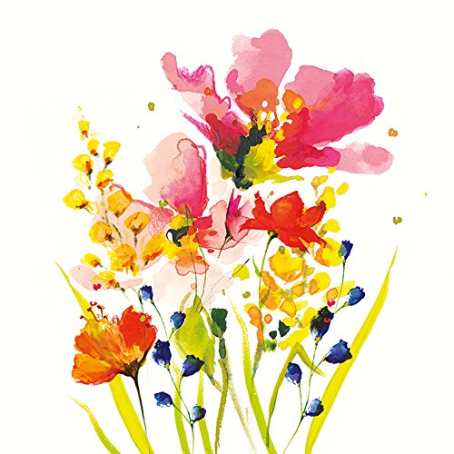 Nicola Evans Leinwanddruck, Polyester, Mehrfarbig, 40 x 40 cm von Nicola Evans