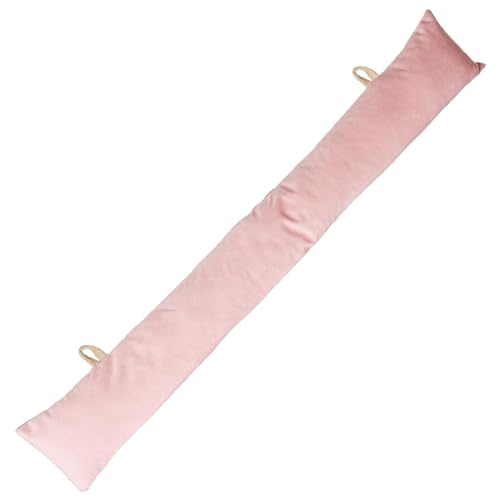 Nicola Spring 1x Rosa 60cm x 12cm Samt Zugluftstopper - Lang Haustür Entwurf Ausschluss Stopper Blocker Isolierung Unten Kissen Nicola Spring 1x Rosa 60cm x 12cm Samt Zugluftstopper - Lang Haustür Entwurf Ausschluss Stopper Blocker Isolierung Unten Kissen von Nicola Spring