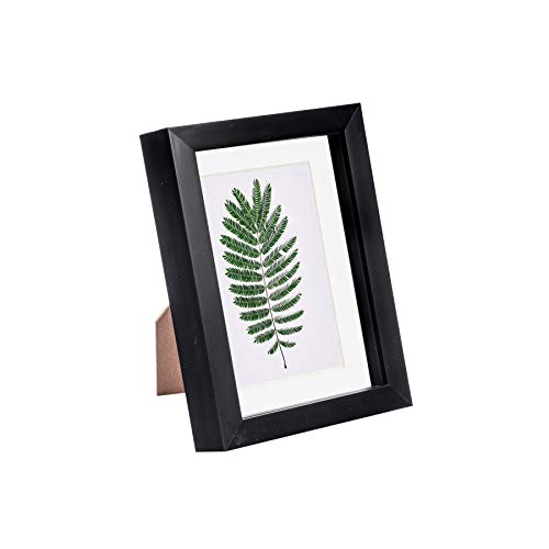 Nicola Spring 3D-Box Fotorahmen - 5 X 7 mit 4 X 6 Halterung - Schwarz/Weiß von Nicola Spring