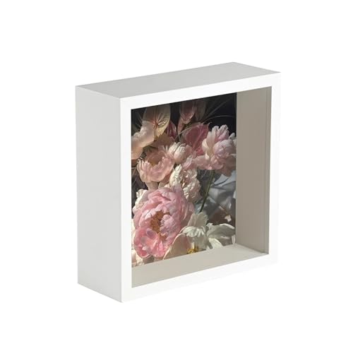 Nicola Spring 3D Deep Box Fotorahmen - 6 X 6 - Weiß von Nicola Spring