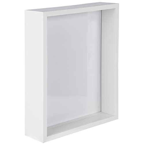 Nicola Spring 3D Deep Box Fotorahmen - 8" x 10" - Weiß von Nicola Spring