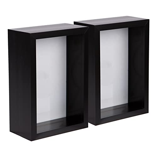Nicola Spring 3D Deep Box Fotorahmens - 4" x 6" - Schwarz - Pack Von 2 Nicola Spring 3D Deep Box Fotorahmens - 4" x 6" - Schwarz - Pack Von 2 von Nicola Spring