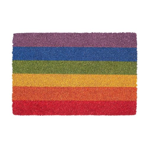 Nicola Spring Coir -Türmatten - 90 X 60cm - Regenbogen - Pack Von 2 Nicola Spring Coir -Türmatten - 90 X 60cm - Regenbogen - Pack Von 2 von Nicola Spring
