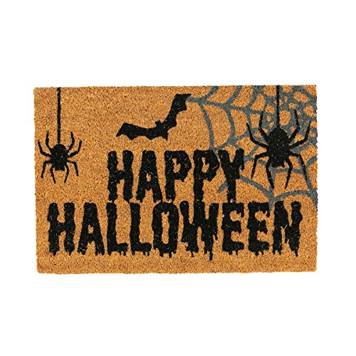 Nicola Spring Halloween Coir Türmatte - 60 X 40cm - Spinne von Nicola Spring