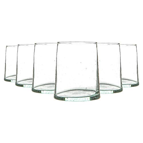 Nicola Spring Merzouga Recycelte Glas Turler - 260ml - Klar - Pack Von 6 von Nicola Spring