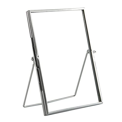 Nicola Spring Stehende Metallfoto -Rahmen - 5" x 7" - Silber - Pack Von 2 von Nicola Spring