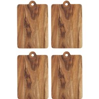 Nicolas Vahé - Butter Schneidebrett, 13 x 20 cm, Akazie natur (4er-Set) von Nicolas Vahé