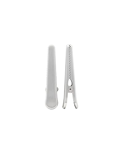 Nicolas Vahe, Clip, Rostfreier Stahl, 2 Stück/Pkg., l: 8 cm, b: 1.5 cm von Nicolas Vahé