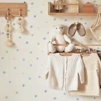 Dekorative Vinyls Mit Aquarell-Punkten - Abnehmbare Wandaufkleber Für Kinder, Babys Oder Zuhause Tapeteneffekt 63 Runde Aufkleber von NicolasitoEs