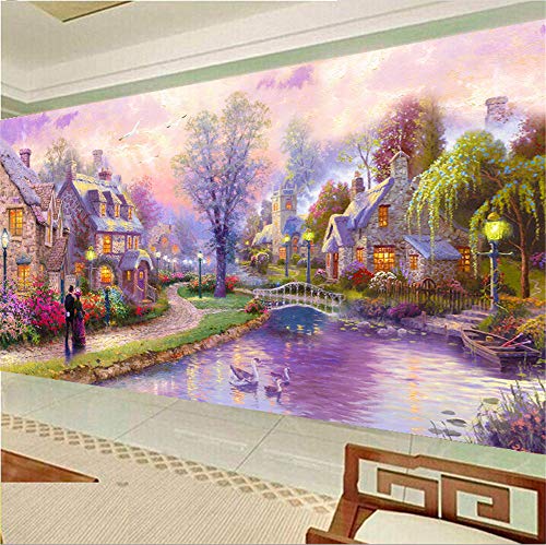 Nicole Knupfer 5D Diamant Painting, Traumstadt Full Bohrer Diamant Malerei Crystal Strass Stickerei Diamond Painting für Home Dekoration (120 * 60cm) von Nicole Knupfer