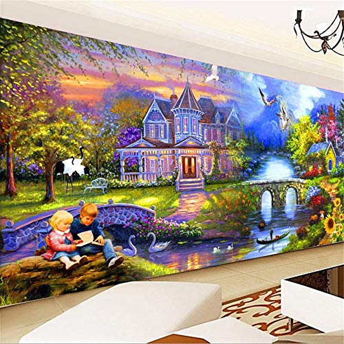 Nicole Knupfer 5D Diamant Painting Full Groß Landschaft Diamond Kristall Strass Stickerei Bilder Wohnzimmer Dekor Wand Aufklebe (120 * 50cm) von Nicole Knupfer