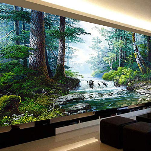 Nicole Knupfer 5D Wald Diamant Painting Kit Full Bohrer DIY Diamond Malerei Handgemachtes Wohnzimmer Wanddekoration (120x70cm) von Nicole Knupfer