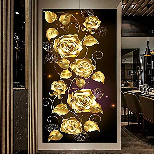 Nicole Knupfer DIY 5d Diamant malerei Kits, 5D Diamond Painting Blumen voll kristall Strass Stickerei kreuzstich Kunst Handwerk Hause wanddekoration (40x80cm) von Nicole Knupfer