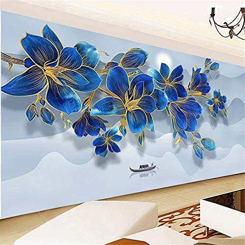 Nicole Knupfer DIY Diamond Painting 5D Diamant Painting Set Blaue Magnolienblume Full Drill Stickerei Diamonds Malerei für Home Wand Dekor (150 * 60cm) von Nicole Knupfer